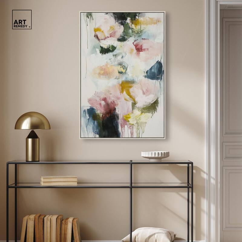 Dripping Colors I Canvas by Art Remedy