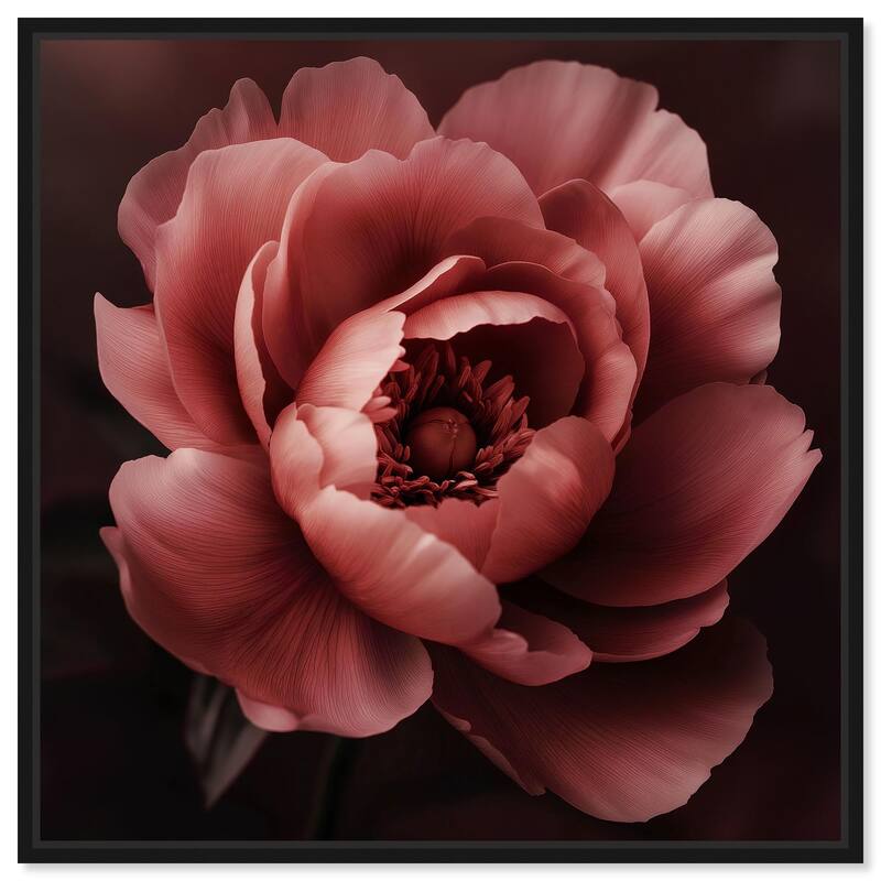 Velvety Richness II Canvas by Art Remedy - Black - 12" x 12"