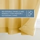 preview thumbnail 40 of 128, ATI Home Indoor/Outdoor Solid Cabana Grommet Top Curtain Panel Pair