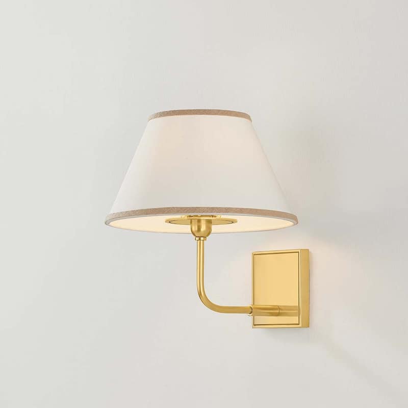 Hudson Valley Lighting 7421 Durland 11" Tall Wall Sconce with Linen