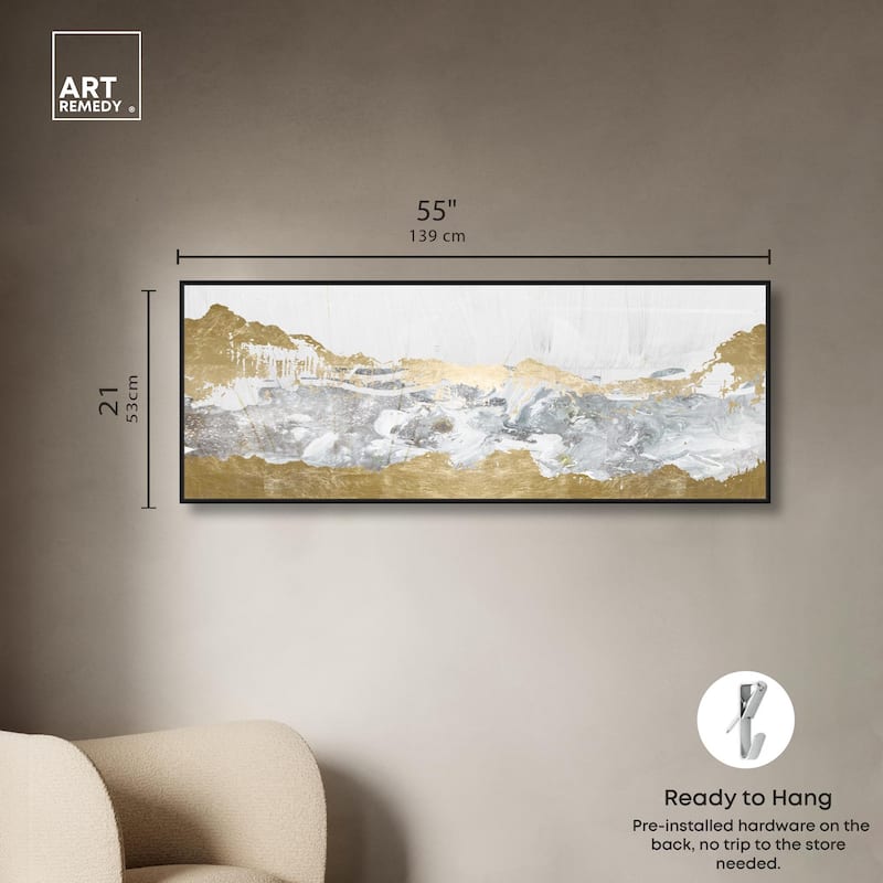Inspired Morning Panoramic Canvas by Art Remedy