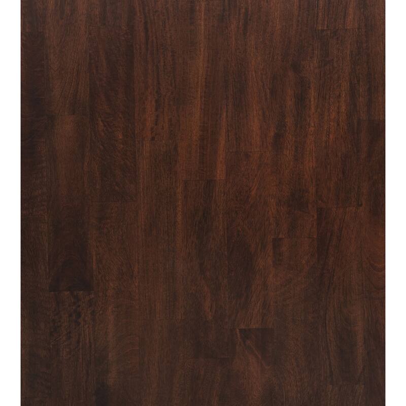 Barton 5-piece Round Wood Dining Table Set Dark Brown