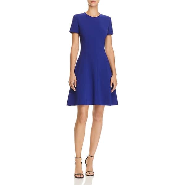 Theory Womens Seamed A-Line Dress - Bed Bath & Beyond - 41852783