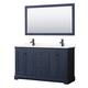 Option Dark Blue, Black Trim, Giotto Quartz Top