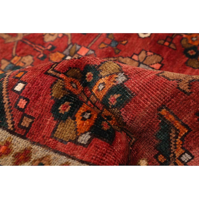 ECARPETGALLERY Hand-knotted Konya Anatolian Dark Red Wool Rug - 3'3 x 10'6