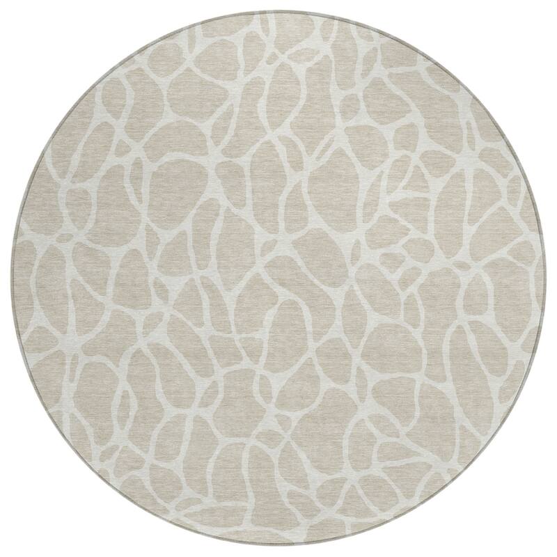 HomeRoots Geometric Transitional Rectangle Outdoor Rug