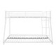 preview thumbnail 6 of 16, Sturdy Metal Bunk Bed, Twin Over Full Size, Anti-Noise Design, Safety Features