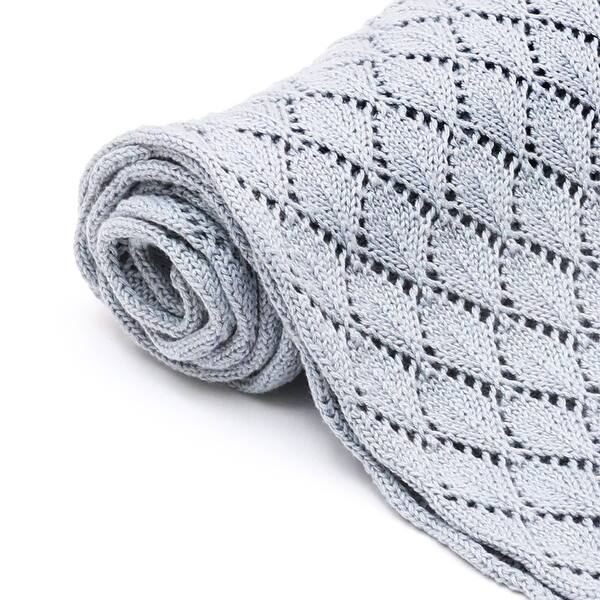 slide 2 of 3, Cotton Pointal Diamond Soft Baby Blanket