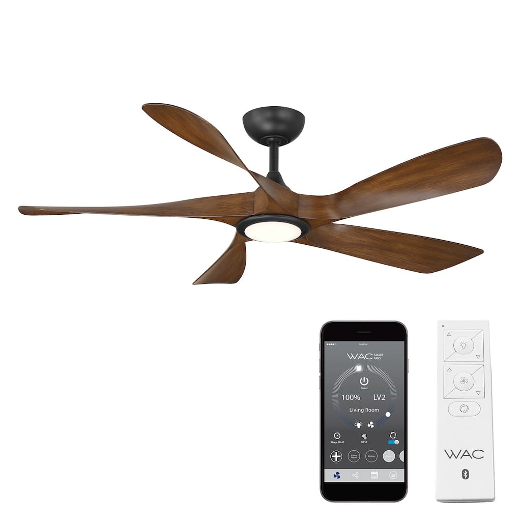 Swirl 5 Indoor or Outdoor 5-Blade 54in Smart Ceiling Fan - 54 Inches