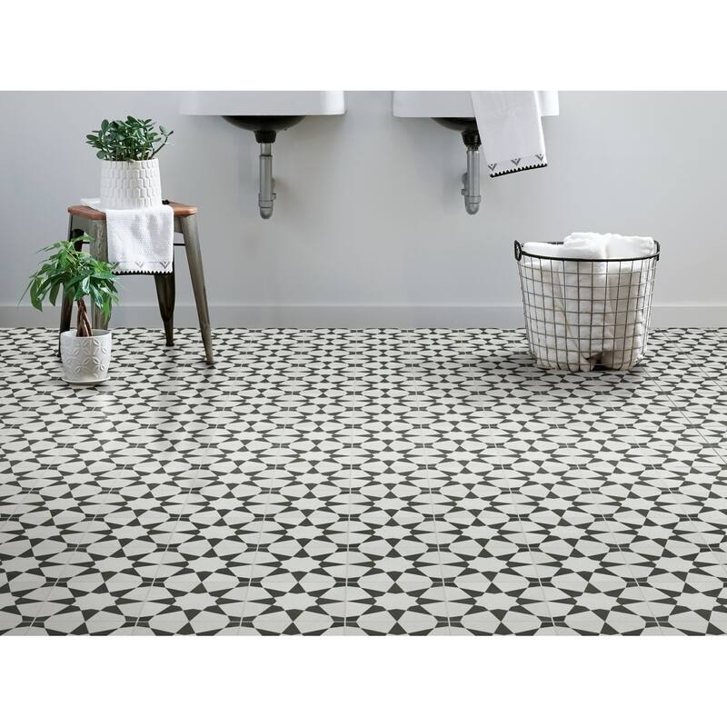 Shaw Revival Josefina - 8" Square Floor and Wall Tile - Matte Visual -