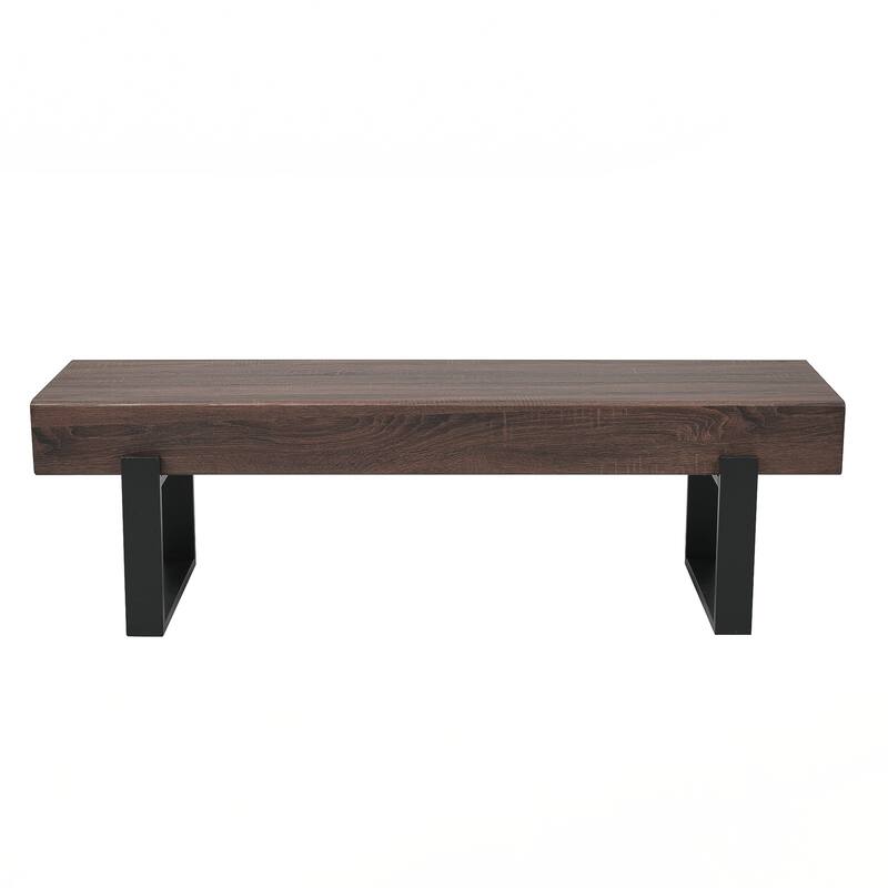 Wood Bench for Bedroom End of Bed, Farmhouse Indoor Kitchen Table Benches