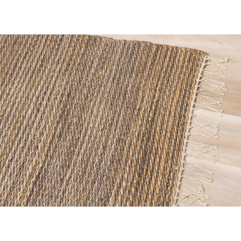 Nairobi Collection - Braided Jute Beige Rug