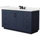 Option Dark Blue / White Quartz Top / Matte Black