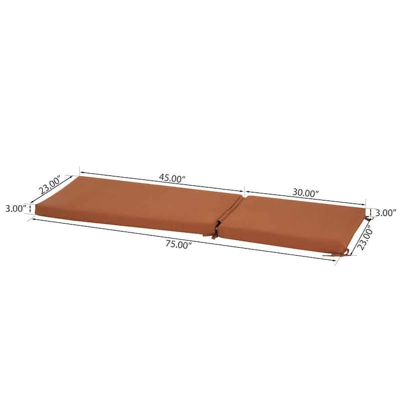 Noah Outdoor Chaise Lounge Cushion
