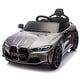 preview thumbnail 13 of 70, BMW M4 12V Kids Electric Ride On Car with Parents Remote Control, 3-Speed Modes, Music Playback, LED Lights, Easy Carry Handle Silver