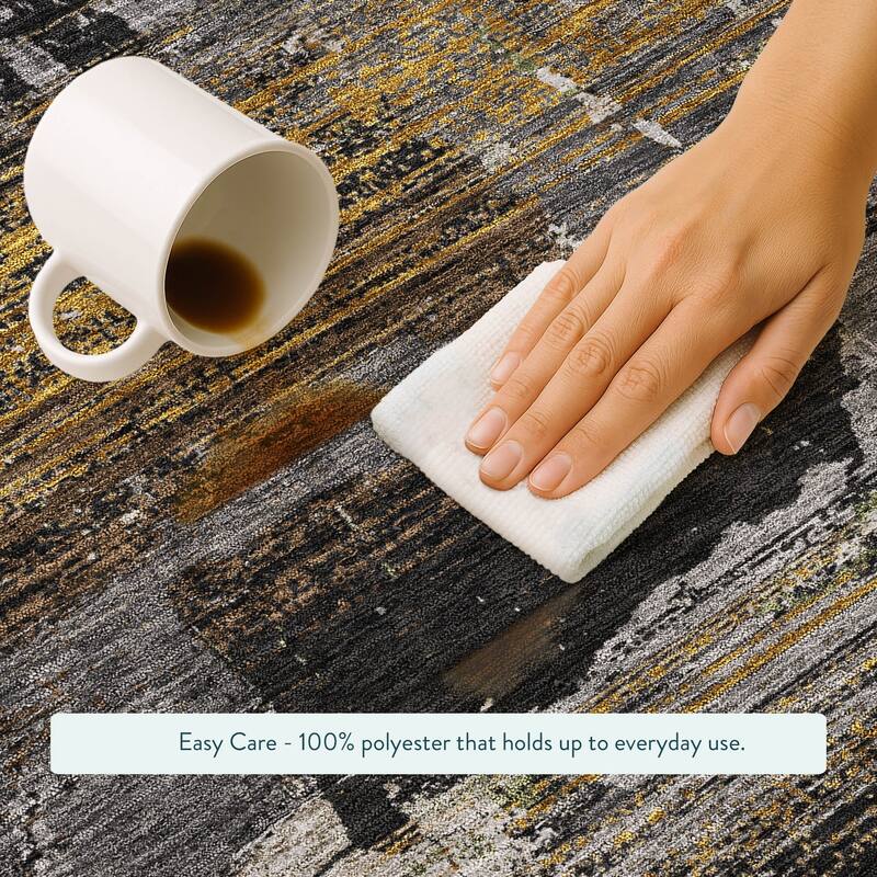 Machine Washable Indoor/ Outdoor Chic Veta Chantille Rug