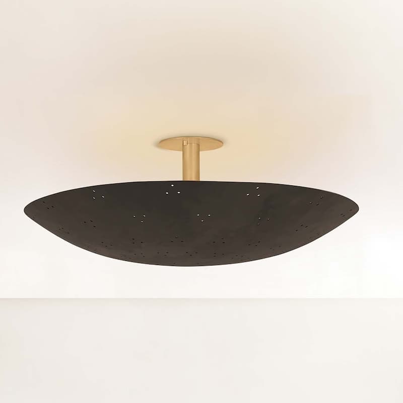 Hudson Valley Lighting 8728 Bern 3 Light 28" Wide Semi-Flush Bowl