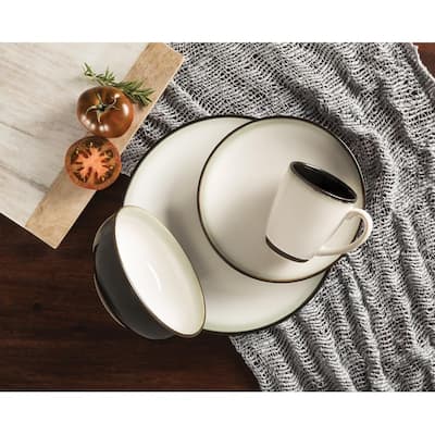 Sango Nova Black 16-piece Dinnerware Set