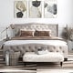 preview thumbnail 11 of 15, Furniture of America Sumala Modern Button Tufted Wood Panel Bed