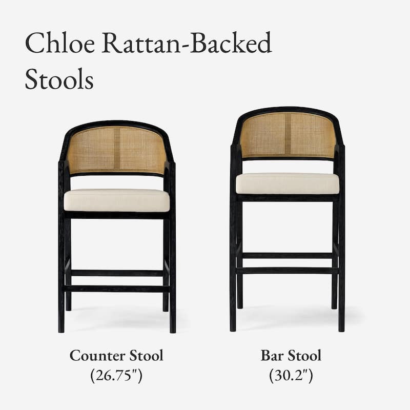 Maven Lane 30" Chloe Bar Height Kitchen Stool
