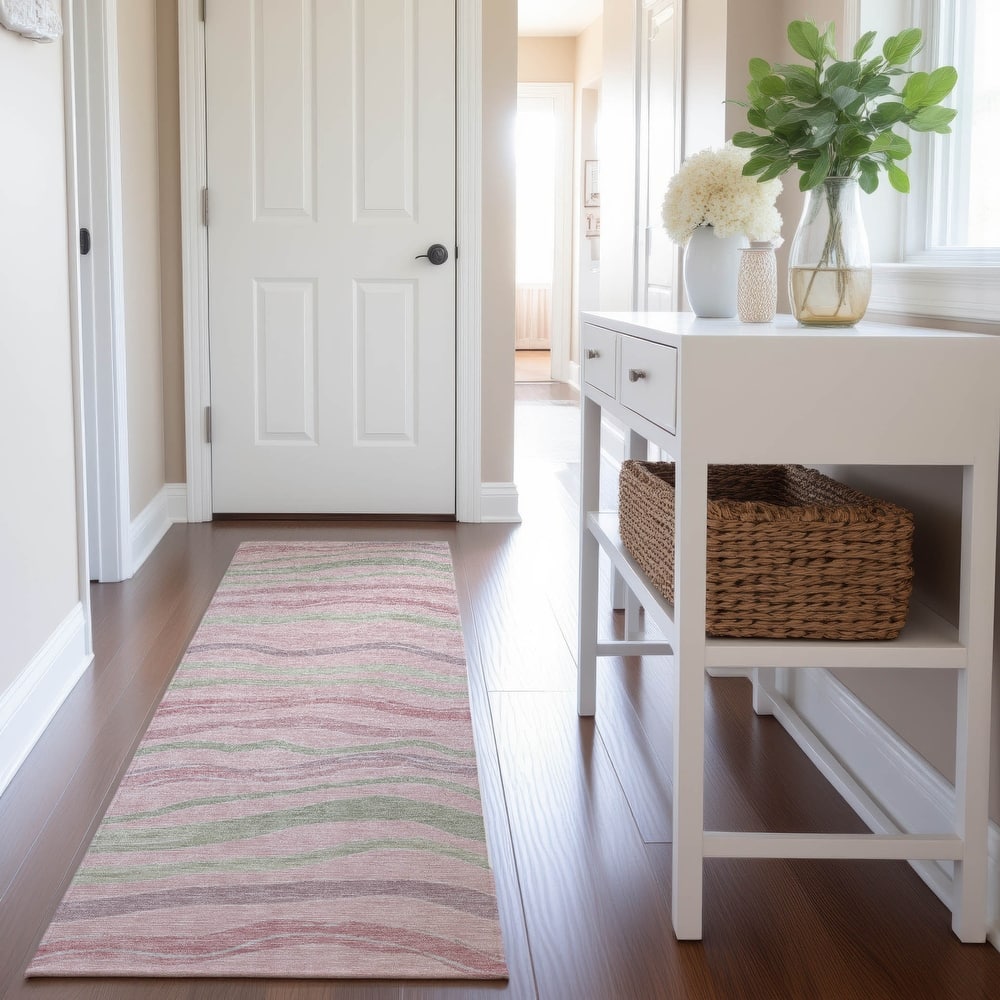 Premium Washable Super Soft Casual Stripes Mayfield Rug