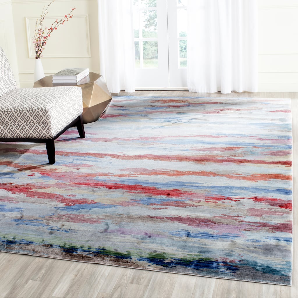 SAFAVIEH Valencia Gracie Distressed Vintage Boho Oriental Polyester Rug