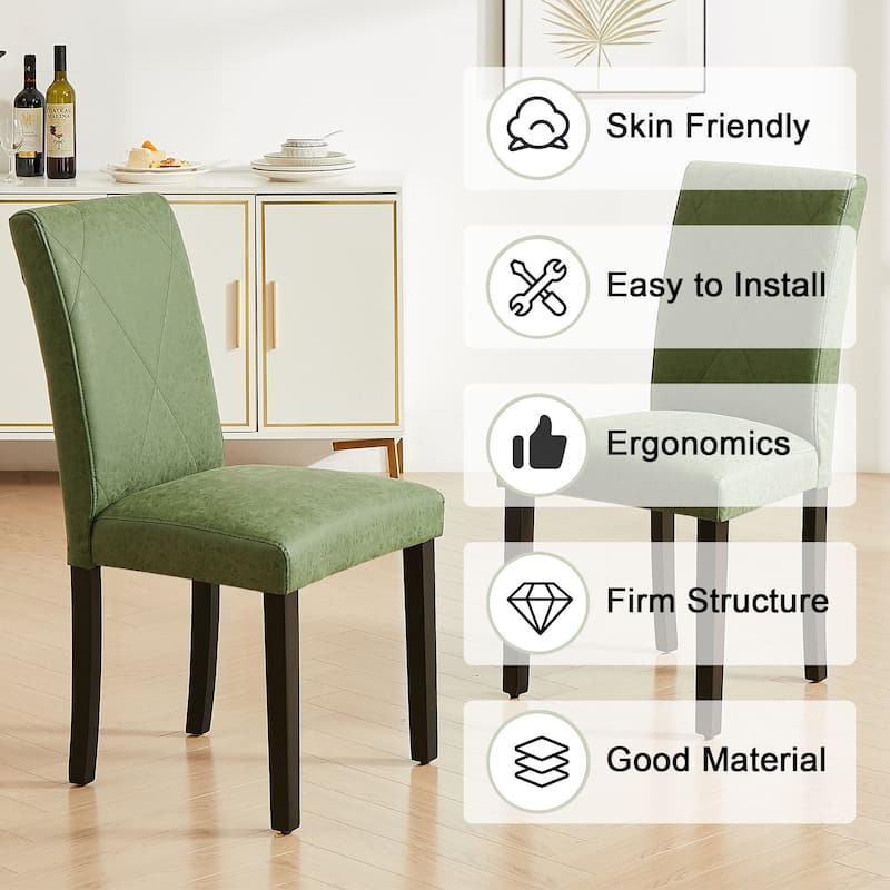 Javlergo Dining Chairs Set of 2/4/6, Upholstered Kitchen Chairs Dining Room Side Chair with Padded Seat Back