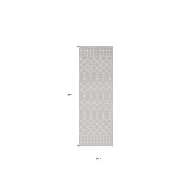 Power Loomed Geometric Modern Stain Resistant Area Rug