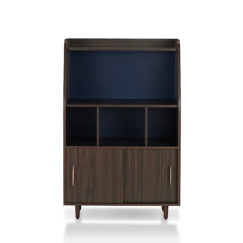 Furniture of America Mellix Contemporary Brown Multi-Storage Buffet