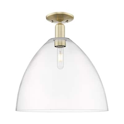 Innovations Lighting 716-1C-19-16 Bristol Semi-Flush Bristol 16" Wide