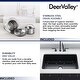 preview thumbnail 32 of 30, DeerValley Glen 32" x 19" Fireclay Rectangular Undermount Kitchen Sink