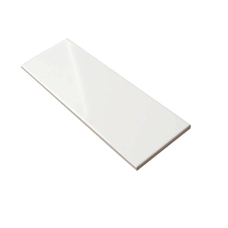Apollo tile 4" x 12" Metro Polished White Ceramic Tile (10.4 sq ft/case) - 34 Pack