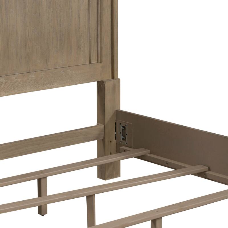 Liberty Furniture Magnolia Manor Panel Bed, Bresser, Mirror, and Chest - California King, King or Queen