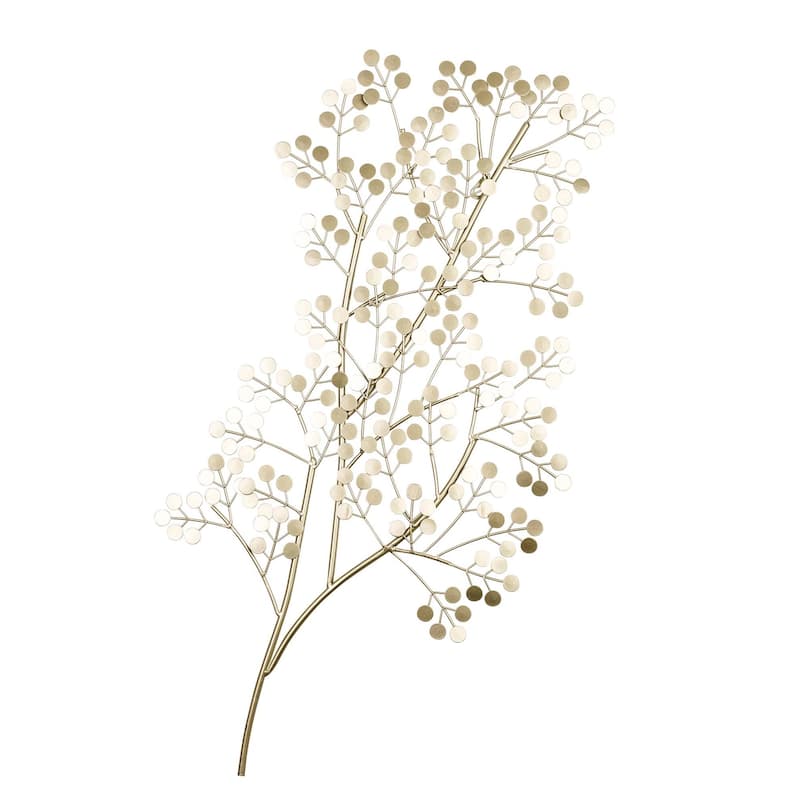 Southern Patio 37.5 in. H Loma Outdoor Metal Wall Decor - Gold