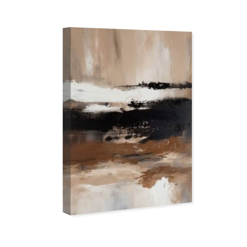 Wynwood Studio Abstract Chocolat Madness Brown and Modern & Contemporary Wall Art Canvas Print