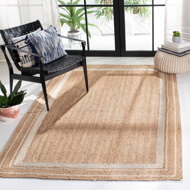SAFAVIEH Handmade Natural Fiber Zariah Jute Rug - 9' x 12' - Natural/Ivory