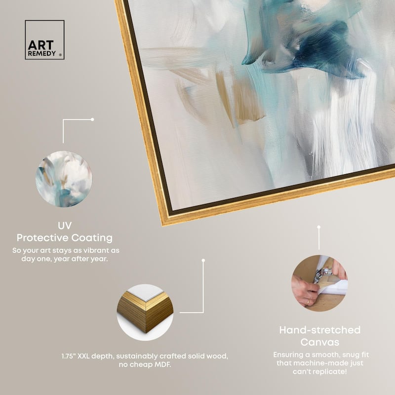 Whispering Colors III Canvas by Art Remedy