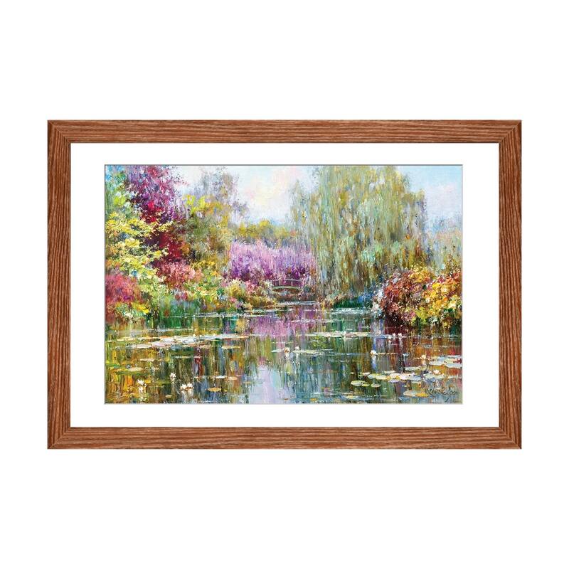 iCanvas "Reflection" by Yuriy Obukhovskiy - Walnut - 24x32x1