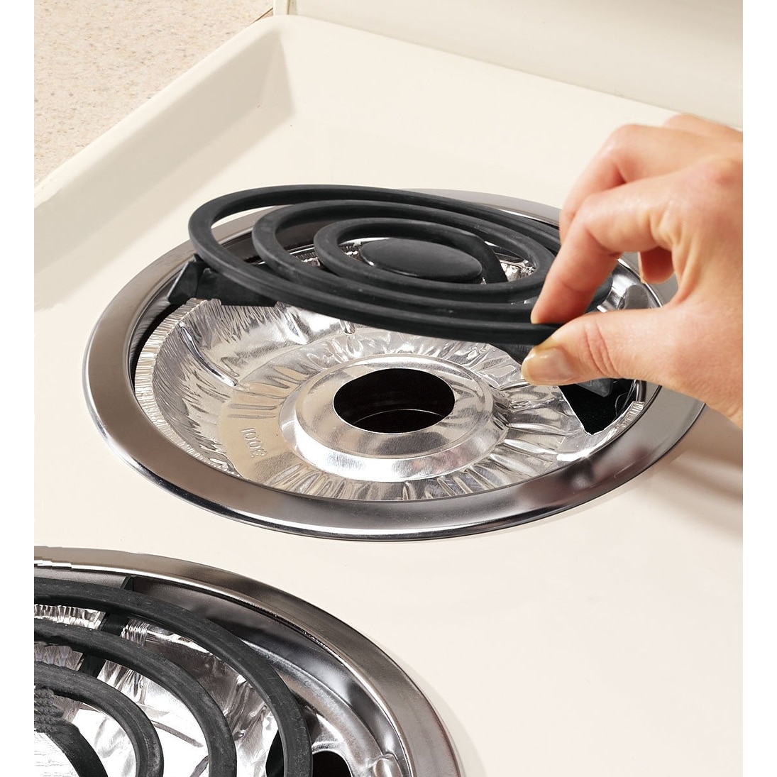 Stove Burner Covers ELECTRIC STOVES SET 18 Appliances DISPOSABLE FOIL