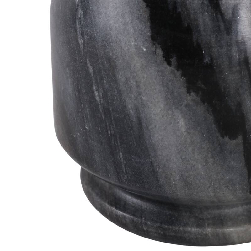 Stone Marble Decorative Jar Carved Tall Versatile Accent Display