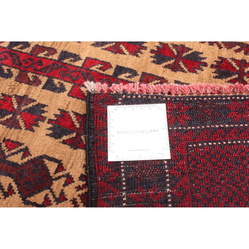 ECARPETGALLERY Hand-knotted Teimani Brown Wool Rug - 3'1 x 5'1