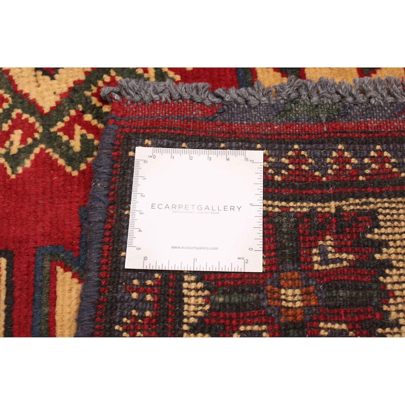 ECARPETGALLERY Hand-knotted Kargahi Red Wool Rug - 2'10 x 9'9
