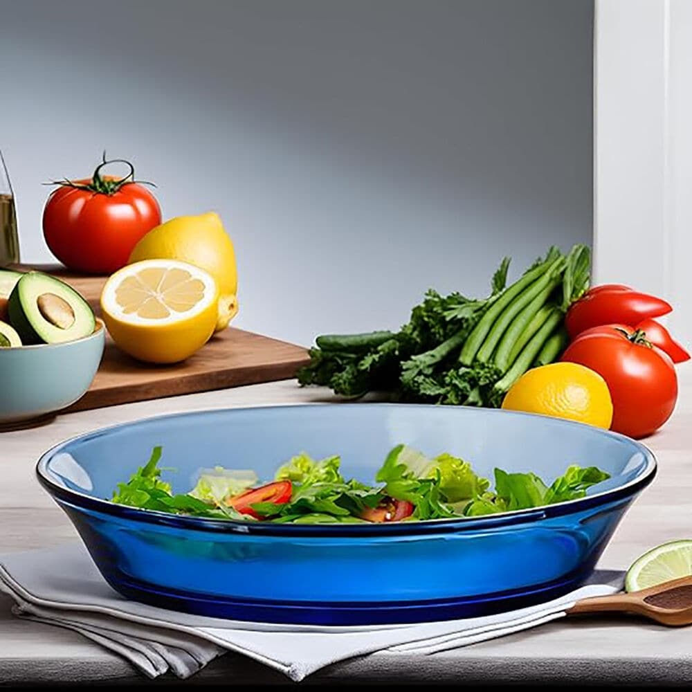 Glass plate and bowl set hot sale