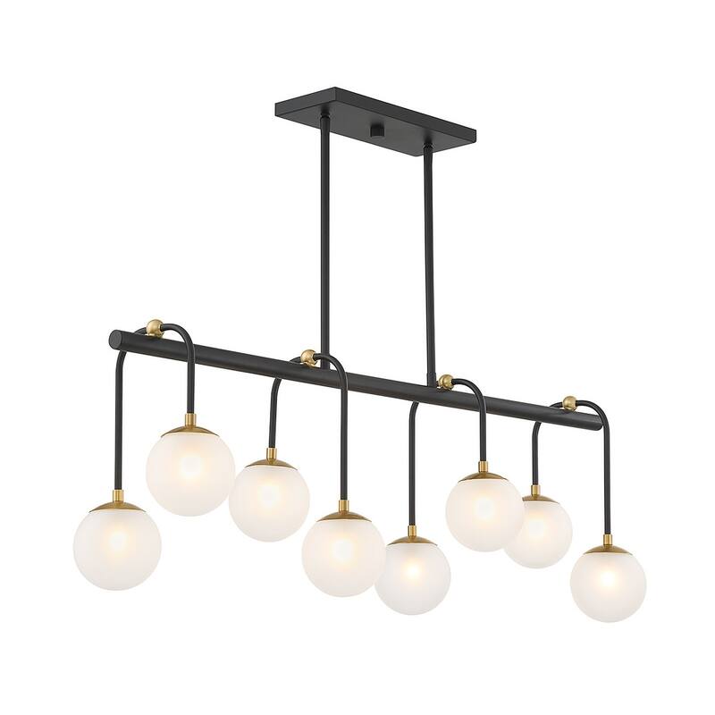 Savoy House 1-6699-8 Couplet 8 Light 38" Wide Linear Chandelier