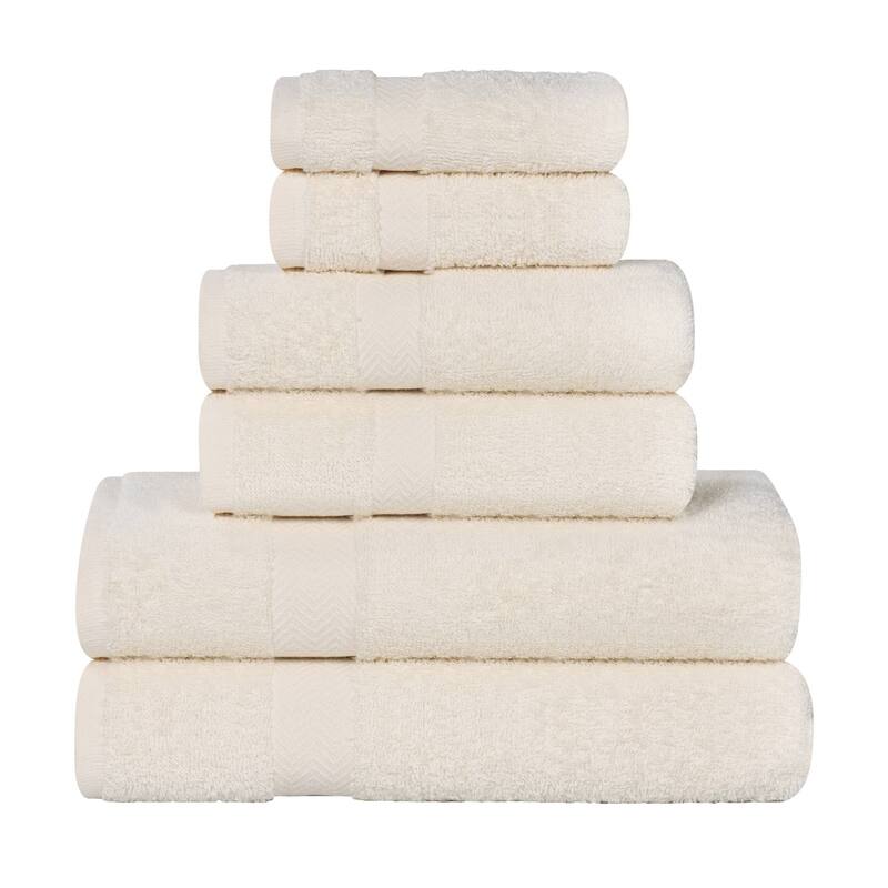 Superior Franklin Cotton Lightweight 6-Piece Assorted Towel Set