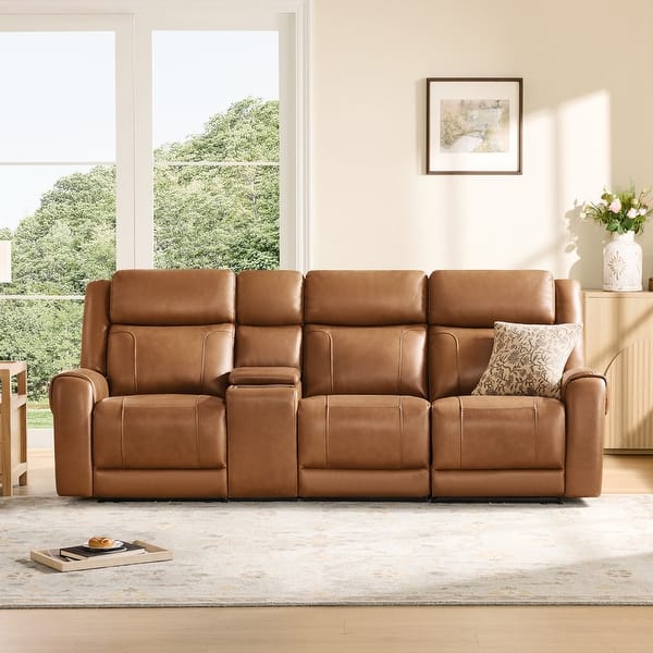 slide 2 of 87, Leo Power Wall Hugger Reclining Sofa with Multi-Function Console