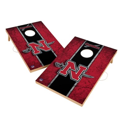 Vintage Nicholls State University Colonels Regulation 2x4 Cornhole Set