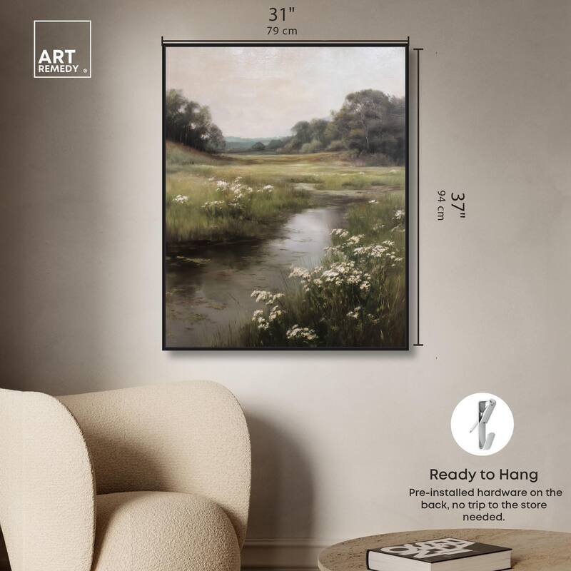 Quiet Waters Canvas by Art Remedy