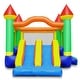 preview thumbnail 2 of 7, Commercial Mega Double Slide Castle Bounce House with Blower