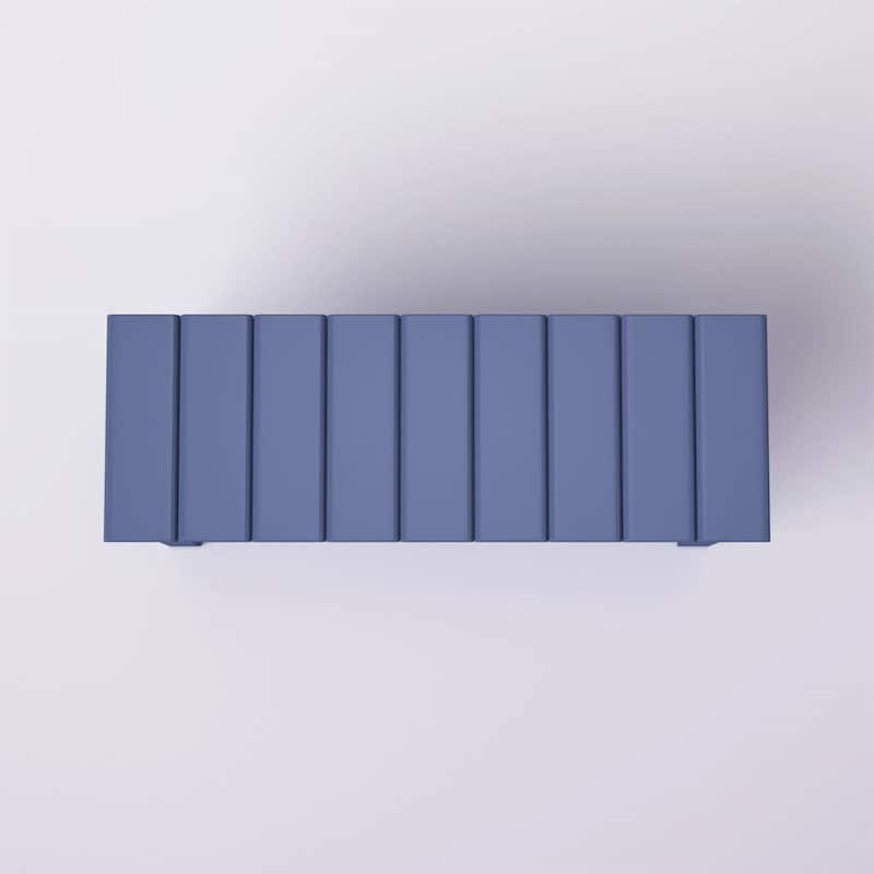 Modern Solid Wood Shoe Storage Bench with 2 Shelves for Entryway Seating and Organized Closet Space - 35.5”L x 12”W x 17”H